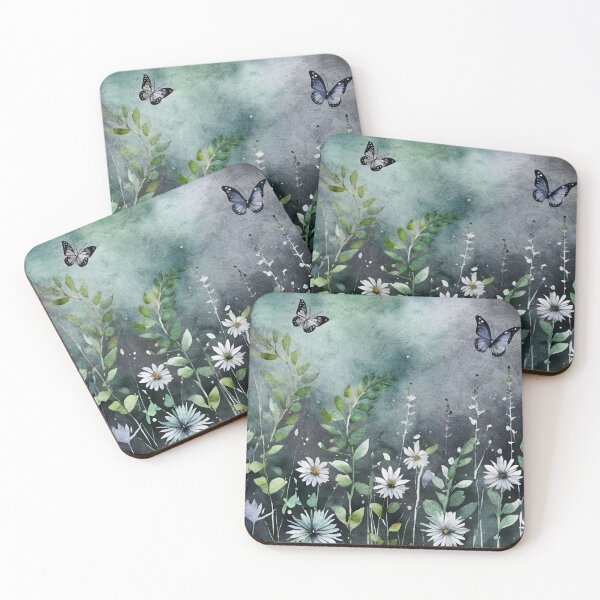 Item preview, Butterflies and Daisies  designed and sold by Ravenbluff.