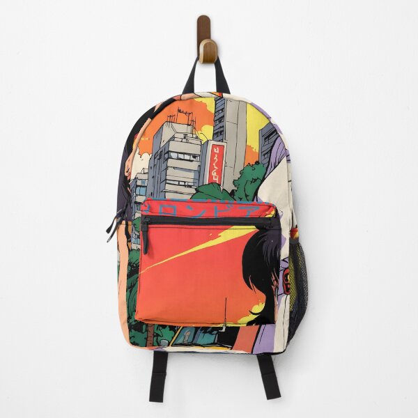 Item preview, Retro Anime Girl 80s Bucaramanga Colombia Vintage Travel designed and sold by Retro-Anime9.
