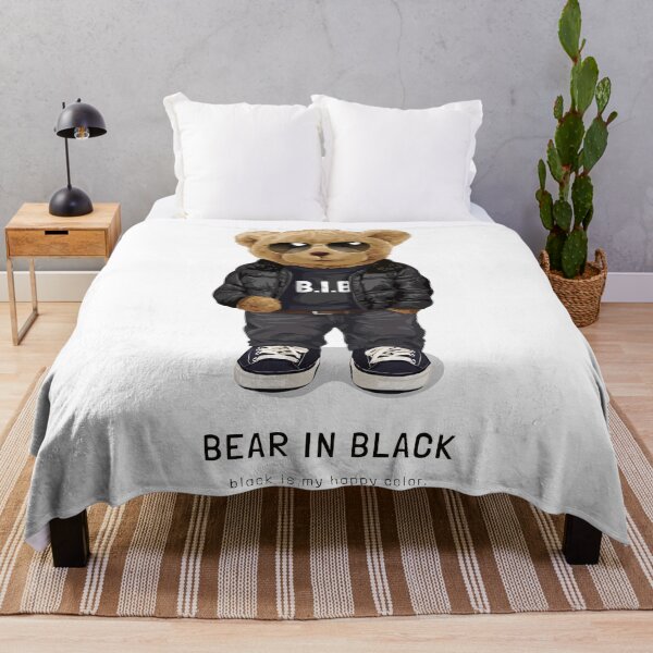 Item preview, Bear in Black - Stylish Teddy with Attitude designed and sold by Philip-p22.