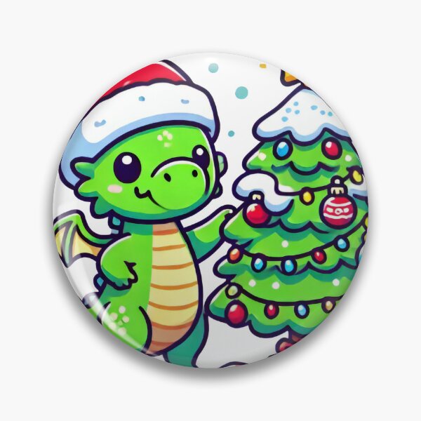 Item preview, Festive Dragon with Christmas Tree designed and sold by AIARTIST1.