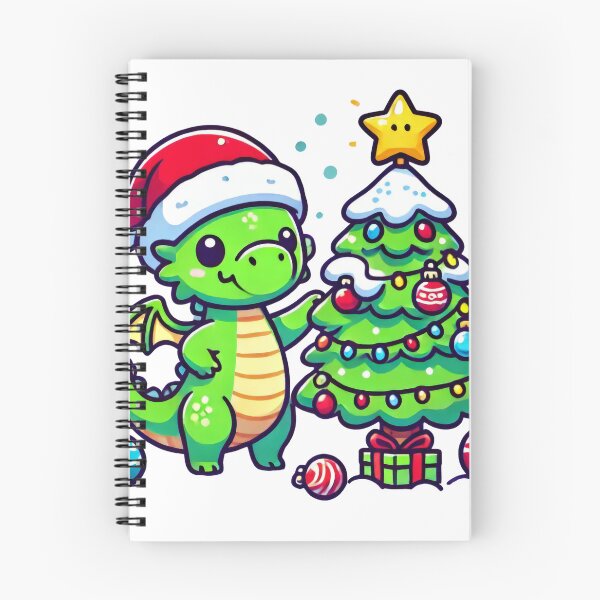 Item preview, Festive Dragon with Christmas Tree designed and sold by AIARTIST1.