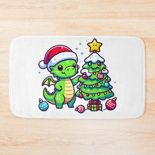 Item preview, Festive Dragon with Christmas Tree designed and sold by AIARTIST1.