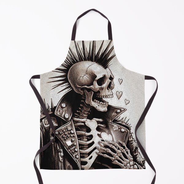Item preview, Lovestruck Punk Rock Skeleton designed and sold by CriaCreative.