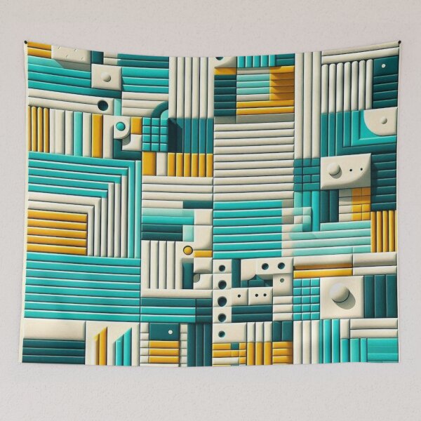 Item preview, Rectangle Pattern 2 designed and sold by blackwhiteblue.