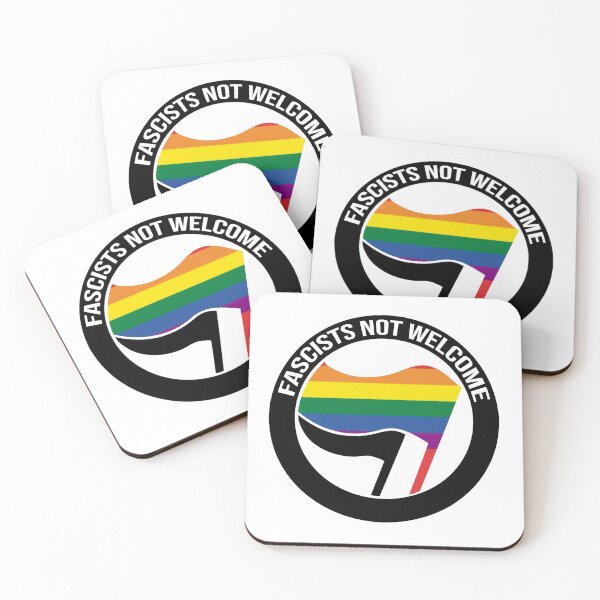 Item preview, Anti-Fascist and LGBTQIA+ Rights: Love Wins Over Hate designed and sold by Studio Paradox.