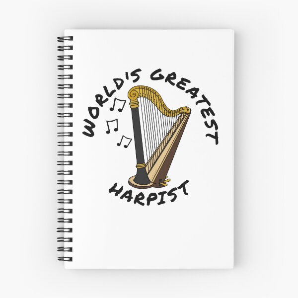 Item preview, World's Greatest Harpist, Harp Player String Musician designed and sold by doodlerob.