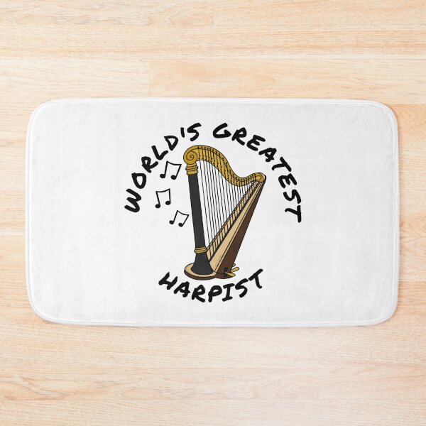Item preview, World's Greatest Harpist, Harp Player String Musician designed and sold by doodlerob.