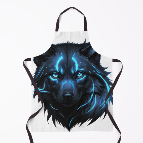 Item preview, Mysterious Glowing Wolf with Blue Eyes designed and sold by RebelPaintBrush.