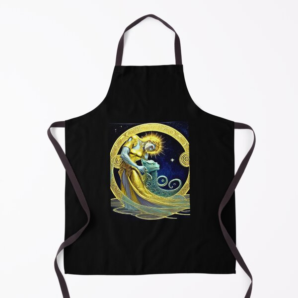 Item preview, Lady Swirl in a Deep Galaxy - Vintage Art for Apparel & Décor designed and sold by Earth Nature Creations.