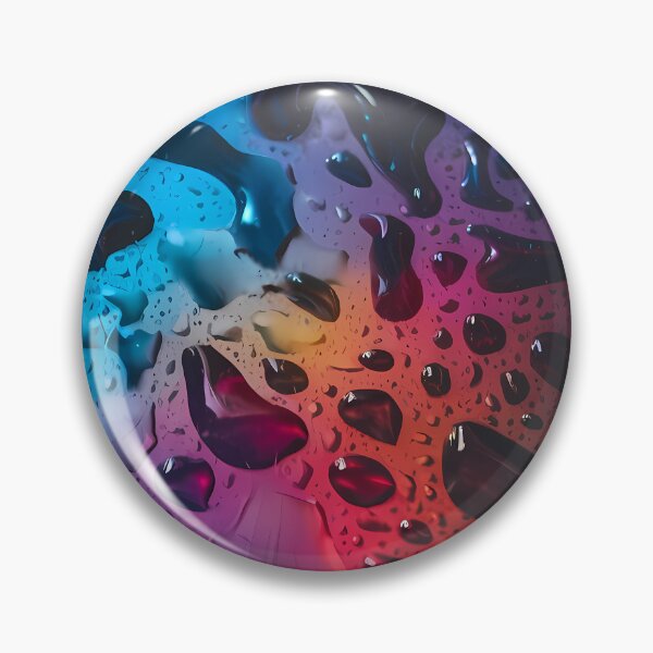 Item preview, Prismatic Raindrops Neon Bubble Universe designed and sold by ART ATTACK ZONE.