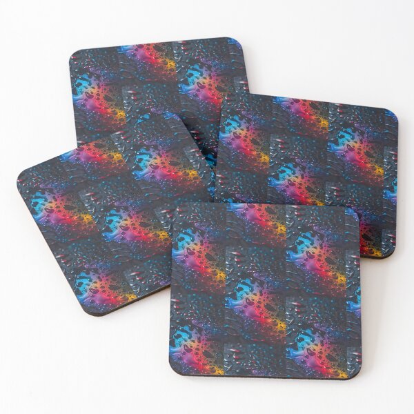 Item preview, Prismatic Raindrops Neon Bubble Universe designed and sold by ART ATTACK ZONE.