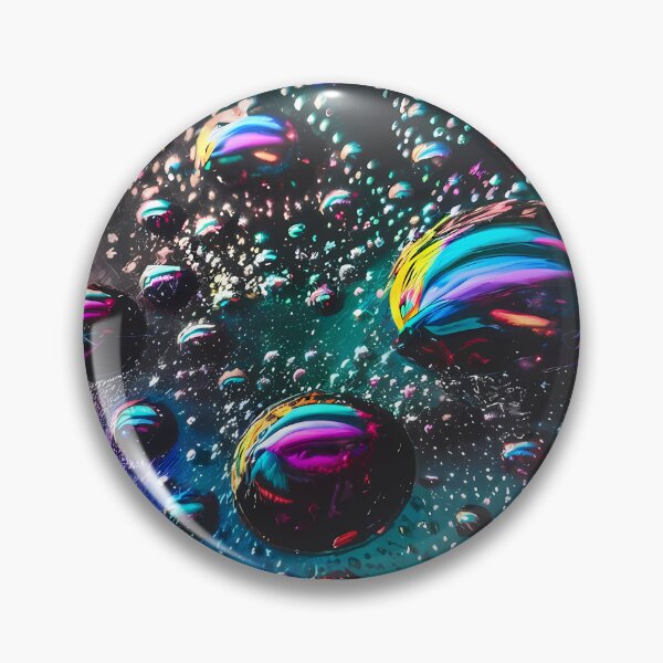 Item preview, Copia de Prismatic Raindrops Neon Bubble Universe designed and sold by ART ATTACK ZONE.