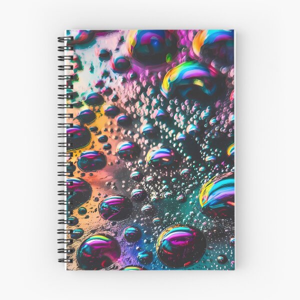 Item preview, Copia de Prismatic Raindrops Neon Bubble Universe designed and sold by ART ATTACK ZONE.