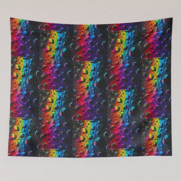 Item preview, Copia de Prismatic Raindrops Neon Bubble Universe designed and sold by ART ATTACK ZONE.