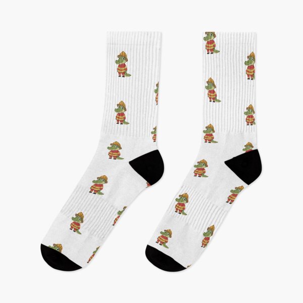 Item preview, Funny and tender cartoon firefighter crocodile design. Crocodylidae designed and sold by StyleFused.