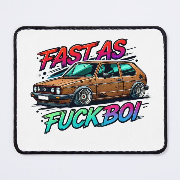 Item preview, Fast As Fuck Boi crusty golf car designed and sold by KockyNaTriku.