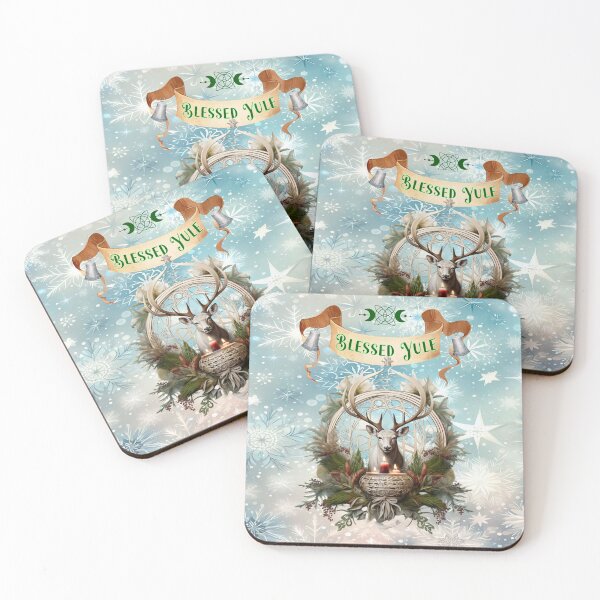 Item preview, Blessings Winter Solstice Yule Stag designed and sold by MysticOzzy.