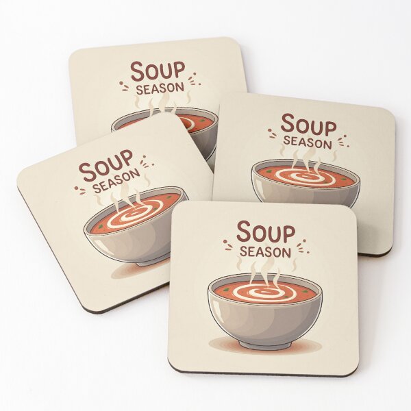 Item preview, Warm and Cozy Soup Season Design  designed and sold by zombiemama.