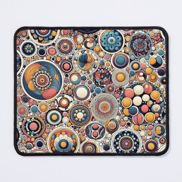 Item preview, Colorful circle pattern designed and sold by blackwhiteblue.