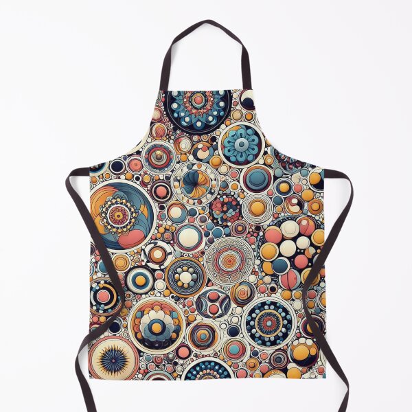 Item preview, Colorful circle pattern designed and sold by blackwhiteblue.