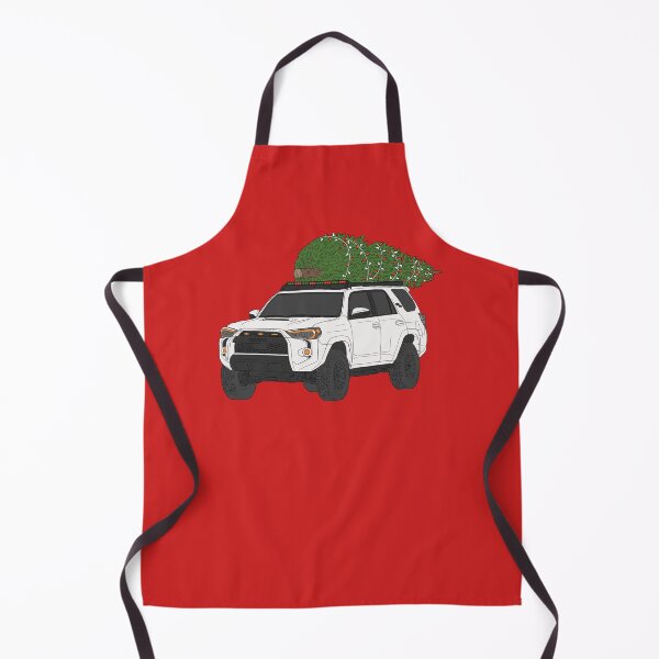 Item preview, Festive White 4Runner with Christmas Tree designed and sold by M-AlderTeesCo.