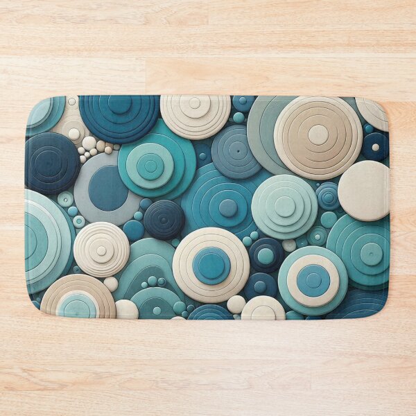 Item preview, circle pattern 2 designed and sold by blackwhiteblue.