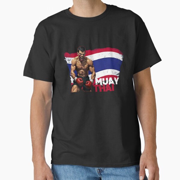 Item preview, Muay Thai Fighter and Flag designed and sold by Punkatz.