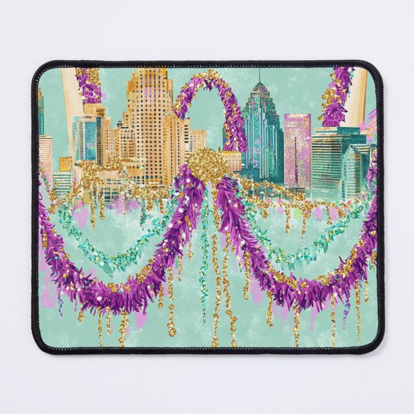 Item preview, St. Louis Mardi Gras Celebration: Skyline Splendor designed and sold by AstrologyOven.