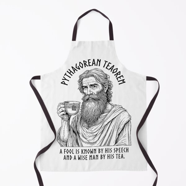 Item preview, Tea Lovers Funny Pythagoras Pythagorean Tea Drinker Pun designed and sold by GrandeDuc.