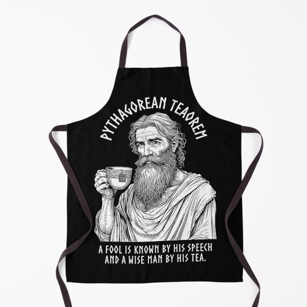 Item preview, Tea Lovers Funny Pythagoras Pythagorean Tea Drinker Pun designed and sold by GrandeDuc.