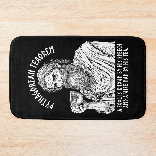 Item preview, Tea Lovers Funny Pythagoras Pythagorean Tea Drinker Pun designed and sold by GrandeDuc.