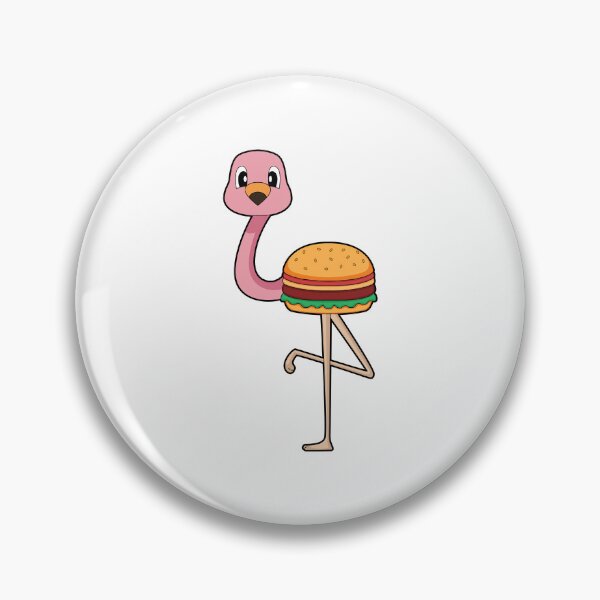 Item preview, Flamingo Burger designed and sold by Snabdesign84.