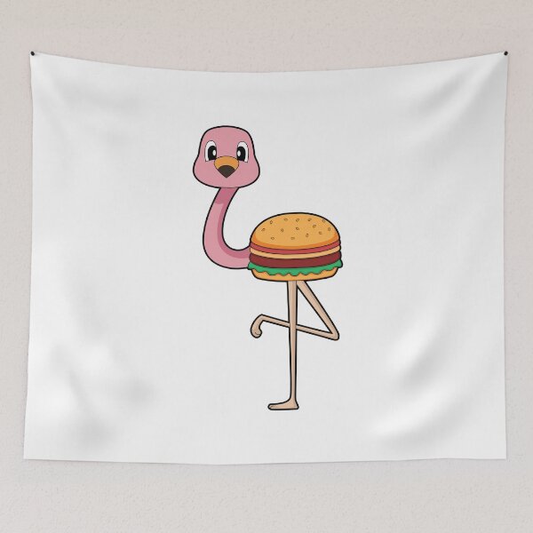 Item preview, Flamingo Burger designed and sold by Snabdesign84.