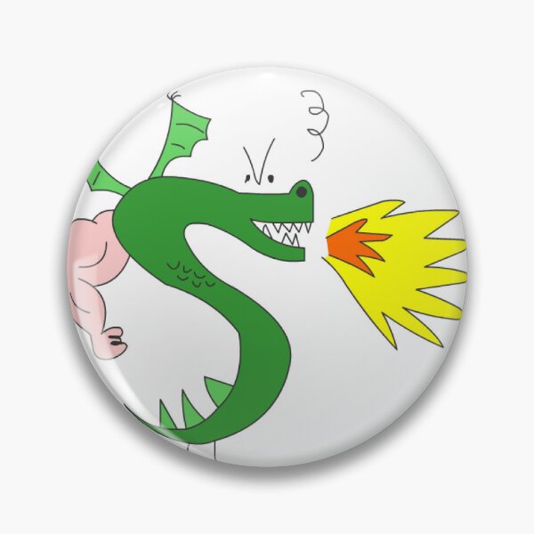 Item preview, Trogdor Cute Dragon Homestar Runner Sticker" everything I want is already mine"  designed and sold by ones-artstudio.
