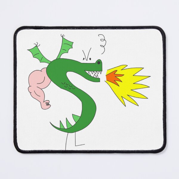 Item preview, Trogdor Cute Dragon Homestar Runner Sticker" everything I want is already mine" designed and sold by ones-artstudio.