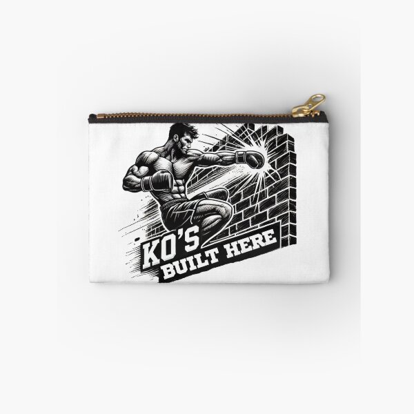 Item preview, KO’s Built Here Boxing & MMA T-Shirt – Knockout Power Design designed and sold by BlankCanvasHaHa.