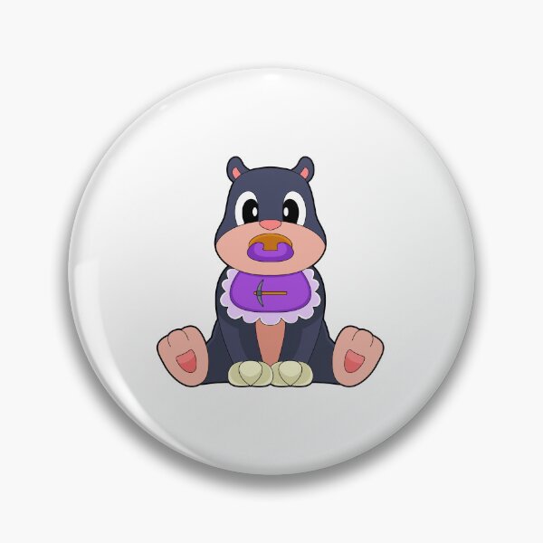 Item preview, Mole Baby Pacifier Bib designed and sold by Snabdesign84.