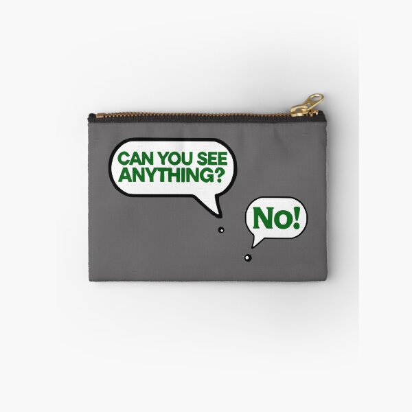 Item preview, Minimalistic Speech Bubble Humor - "Can you see anything?" designed and sold by 2Blue-Dots.