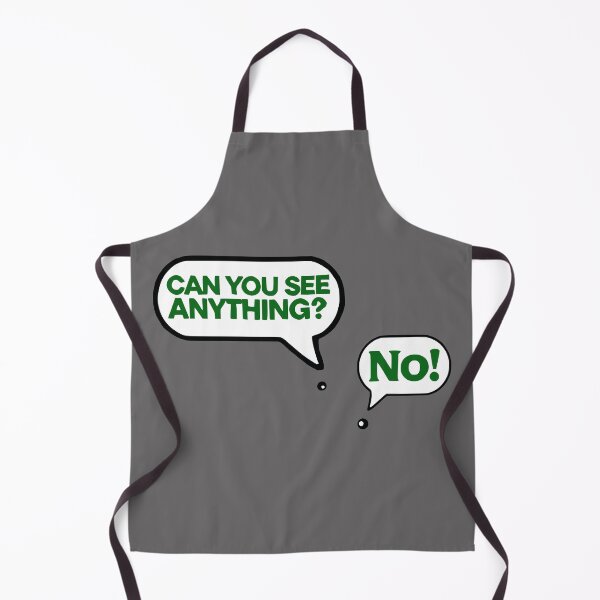 Item preview, Minimalistic Speech Bubble Humor - "Can you see anything?" designed and sold by 2Blue-Dots.