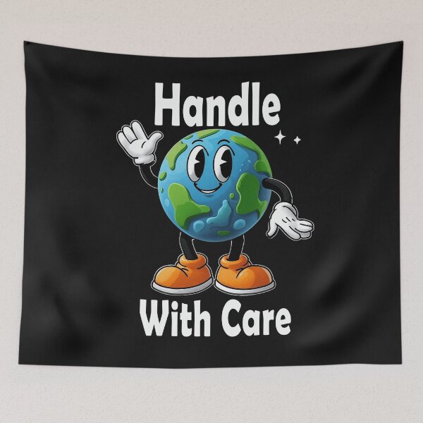 Item preview, Handle With Care Earth designed and sold by RebeccaRe.
