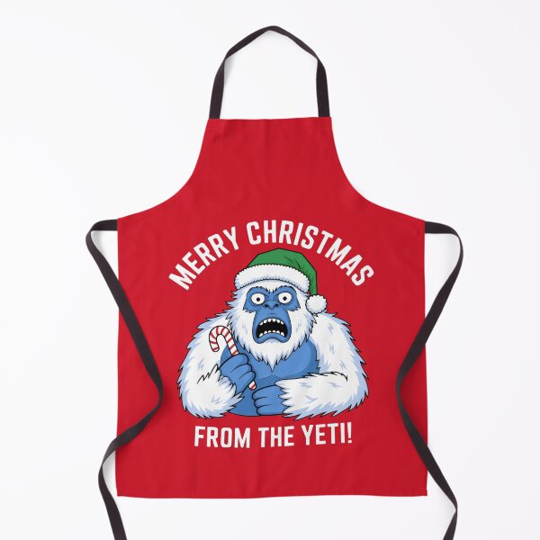 Item preview, Merry Christmas from the Yeti - Festive Yeti with Candy Cane designed and sold by Prime-Studio.