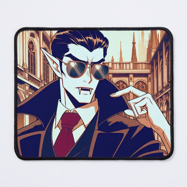 Item preview, Retro 80s Anime Vampire Detective designed and sold by CriaCreative.