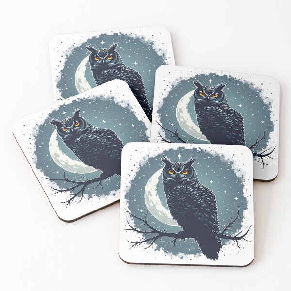 Item preview, owl at night designed and sold by jkrphoto.