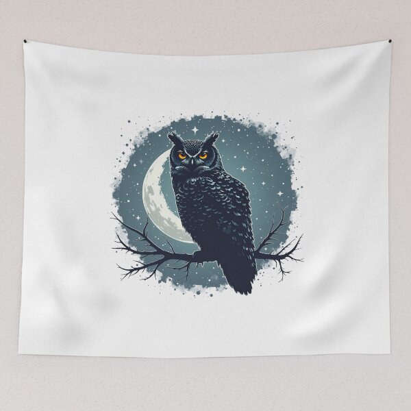 Item preview, owl at night designed and sold by jkrphoto.