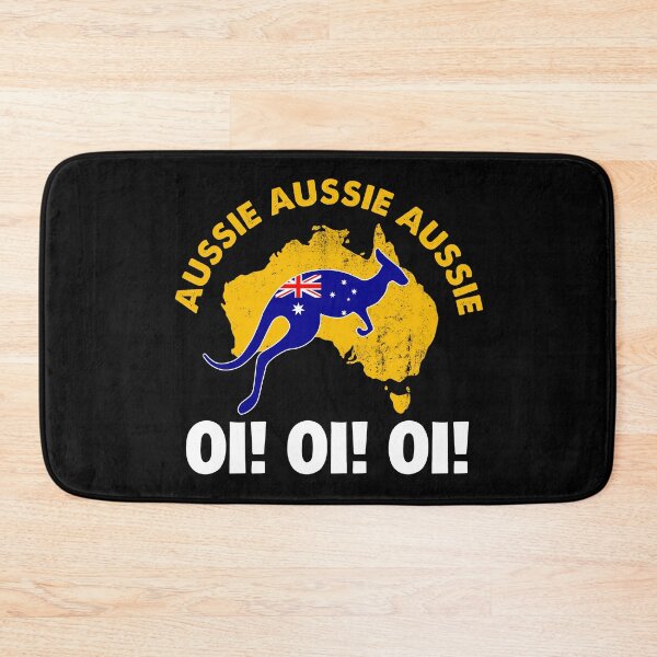 Item preview, Australia Kangaroo Flag Aussie Aussie Aussie Oi! Oi! Oi! designed and sold by NUMAcreations.