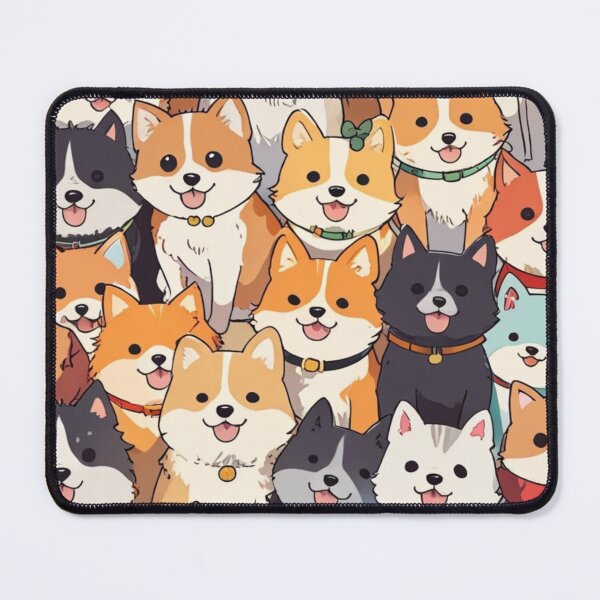 Item preview, Cute Cartoon Dogs Pattern designed and sold by MusesWhispers.