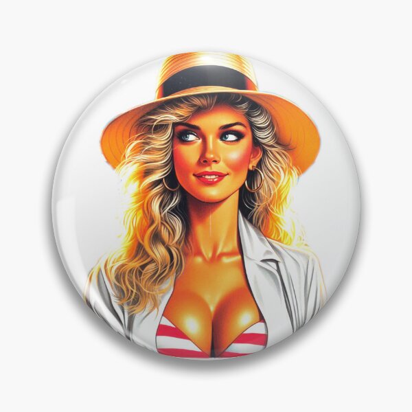 Item preview, Hot Blonde Woman designed and sold by PulpVintage.