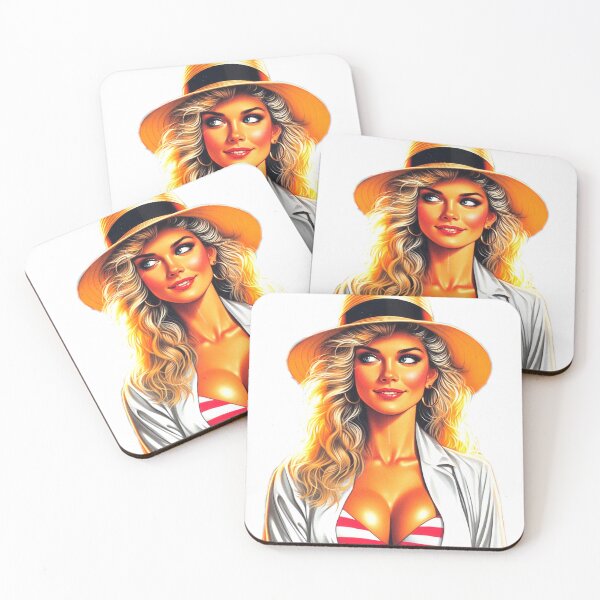 Item preview, Hot Blonde Woman designed and sold by PulpVintage.