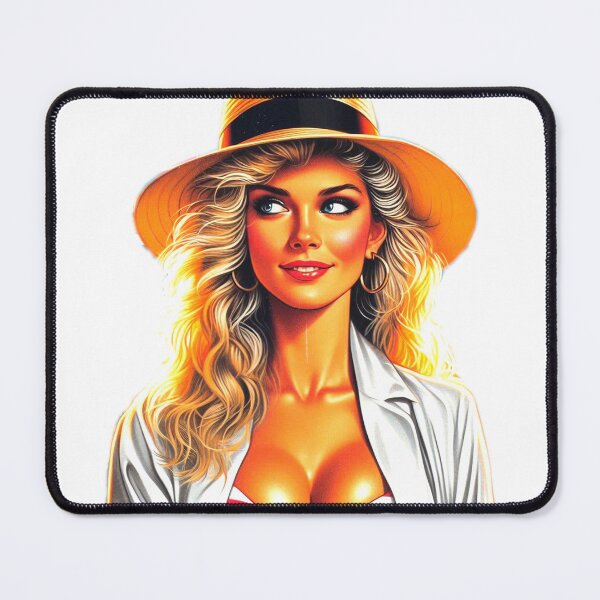 Item preview, Hot Blonde Woman designed and sold by PulpVintage.
