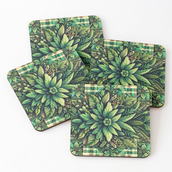 Item preview, Christmas Greenery Plaid designed and sold by I-I-Trading-Co.